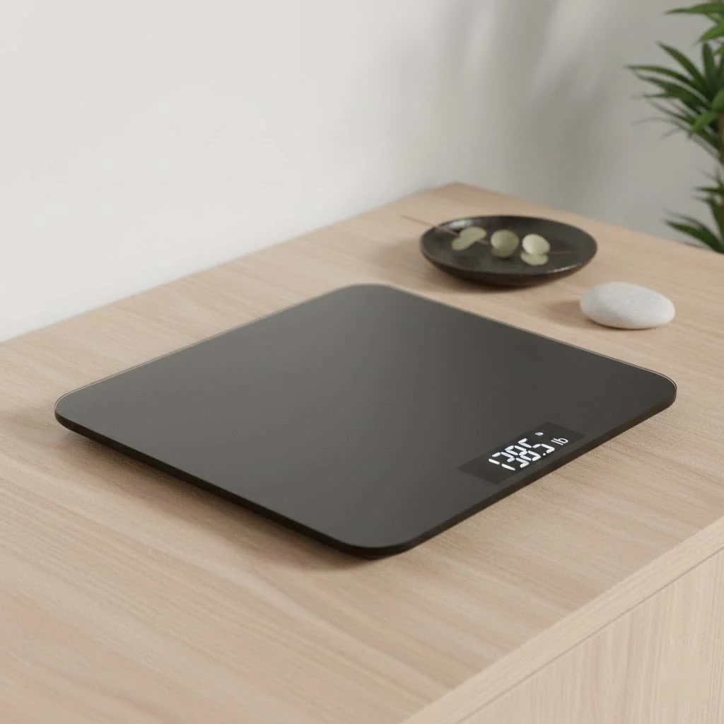 Weight Watchers smart scale displaying body composition metrics