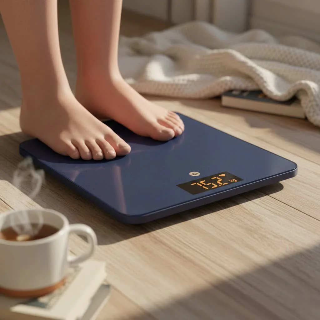 Garmin Index S2 Smart Scale displaying body composition metrics