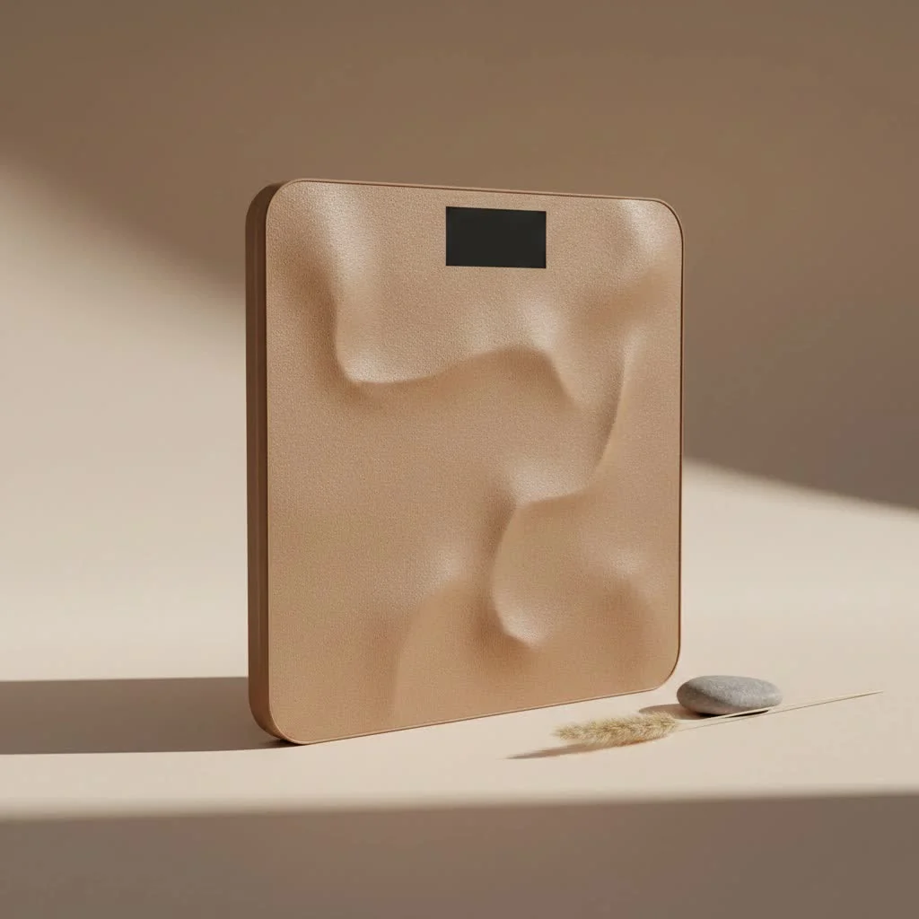 B Well Smart Scale displaying body metrics